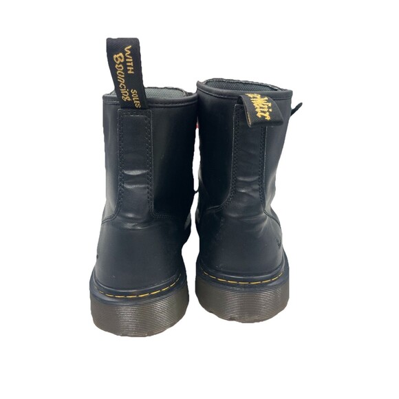 Dr Martens Awley Combat Biker Ankle Boots Mens 13 M Black Leather High EUC main image 6
